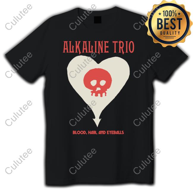 Alkaline Trio Blood Hair And Eyeballs Long Sleeve T Shirt