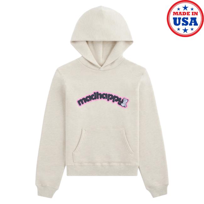 Official Madhappy Clothing Merch Store Our Seasonal Graphics Playroom Attractive Hoodie Oatmeal Mad Happy Shop