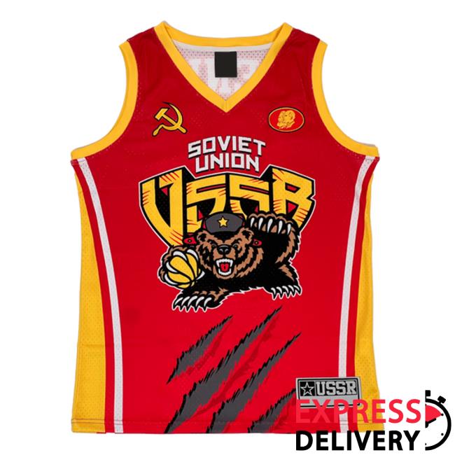 Official Good Shirts Merch USSR Lenin Soviet Union Basketball Jersey