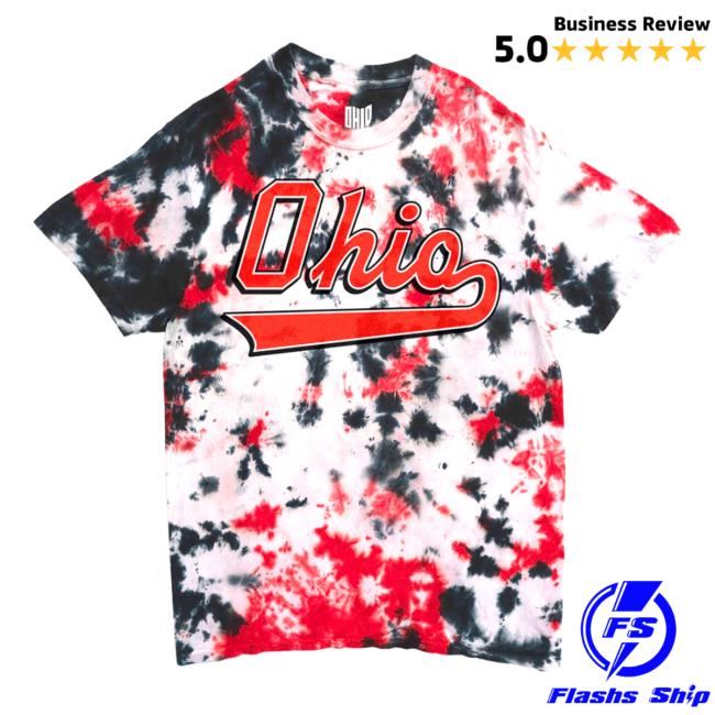 Official Ohio Clothing Store Shop 3D Tie Dye Ohio Sweatshirt All Over Print Ohioclothing