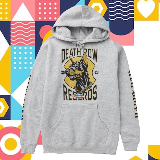Official Happy Dad Merch Store Shop Happy Dad X Death Row Dogg Chain Sweatshirts Grey