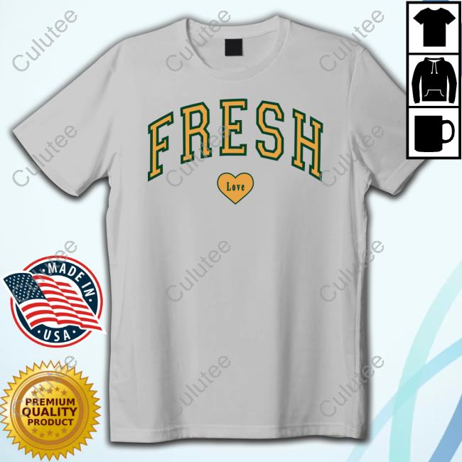 Official Fresh Love Varsity Grey Shirts