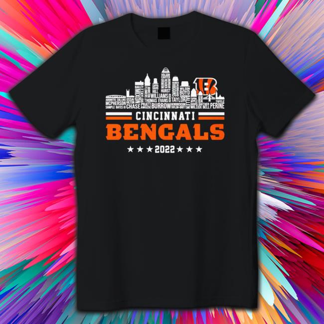 Cincinnati Bengals 2022 Players Name City Classic Shirt