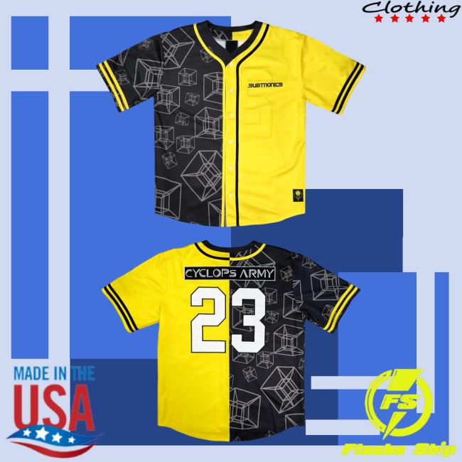 Official Subtronics Merch Store Subtronics Shop Classic Cyclops Army Baseball Jersey Hot Shirt