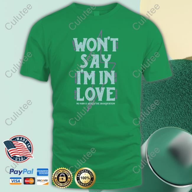 Won't Say I'm In Love Limtied Edition Black Shirts