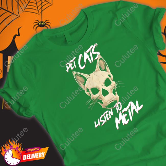 Pet Cats Listen To Metal Tee WholesomeMemes