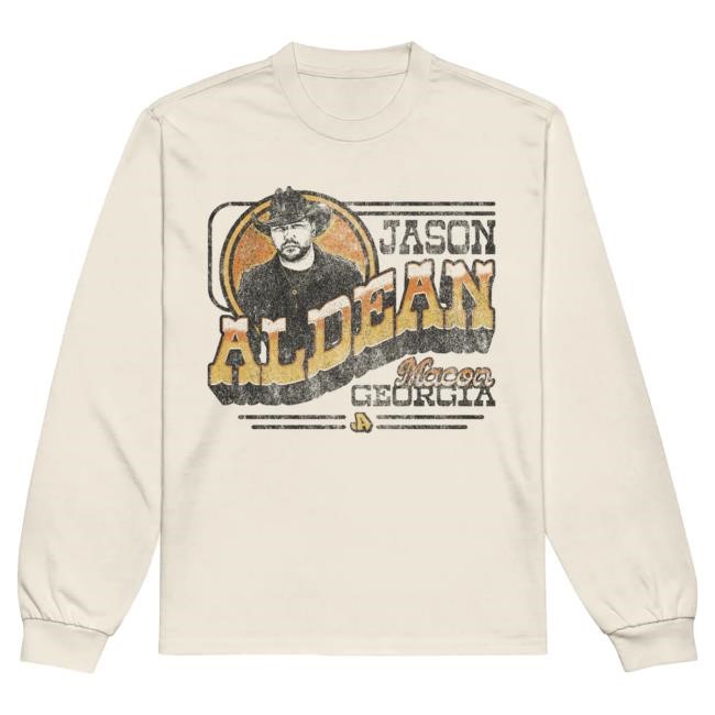 Official Jason Aldean Store Meat Macon, Georgia Long Sleeve Tee
