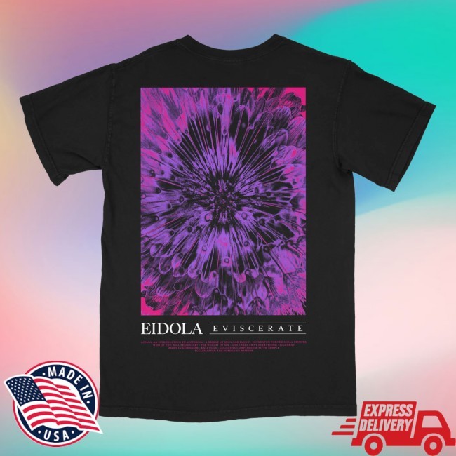 Eidola Flower Hypno Black Shirt Rise Records