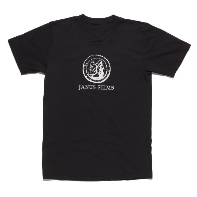 Official Criterion Merch Shop Black Janus Films Retro Shirt