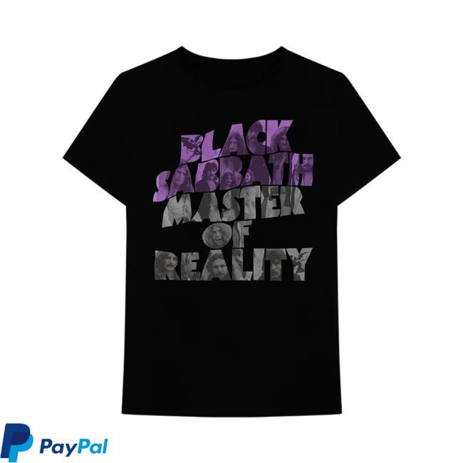 Black Sabbath Official Apparel Shop Store Master Of Reality Photo Collage S/s Shirt - Black Sabbath
