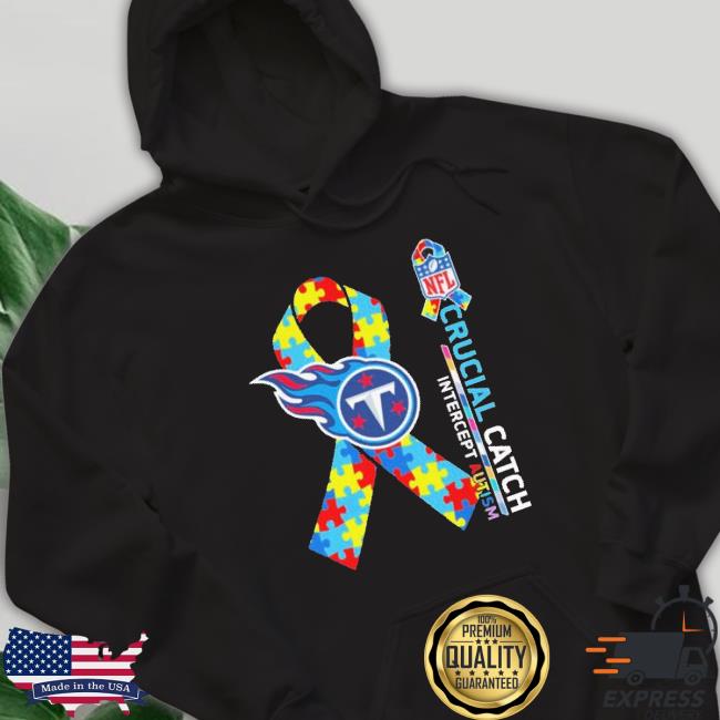 Tennessee Titans Crucial Catch Intercept Autism Crewneck Sweatshirt