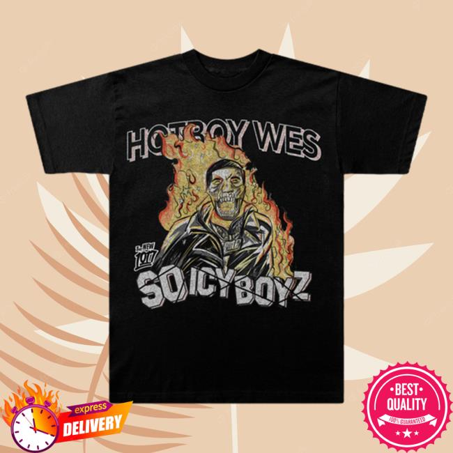‎Official Big Scarr Hotboy Wes Icy Boyz Fire Wes Tee Shirt