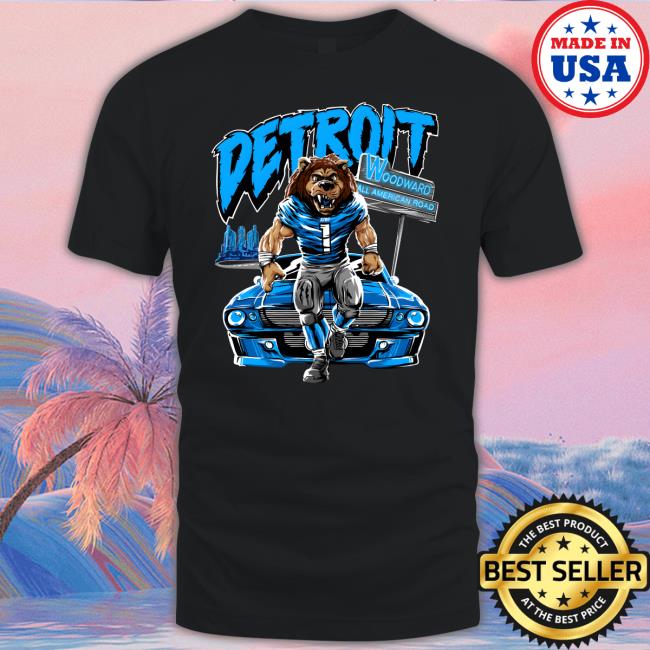 Official Detroi Woodward All American Road Crewneck Sweatshirt