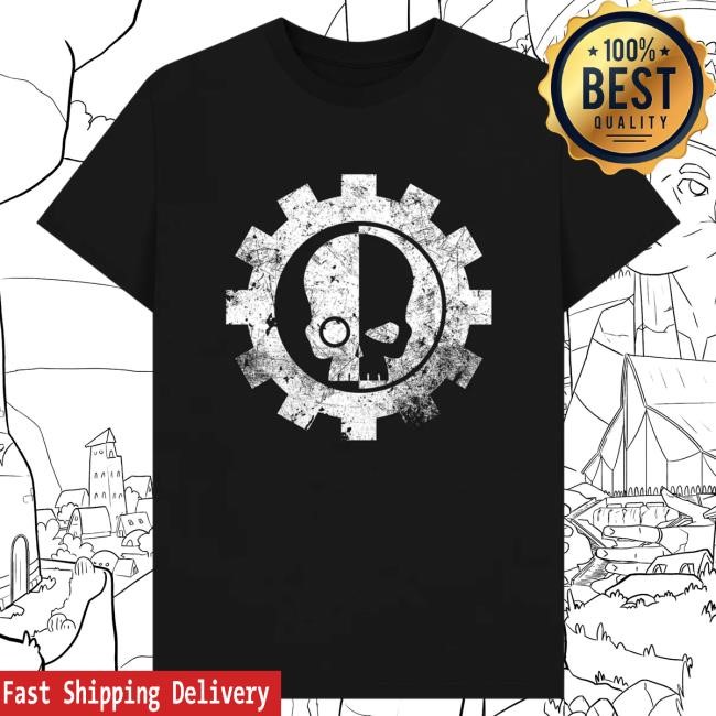 Adeptus Mechanicus Battleworn Insignia Top Shirt Official Warhammer Merch Store Shop