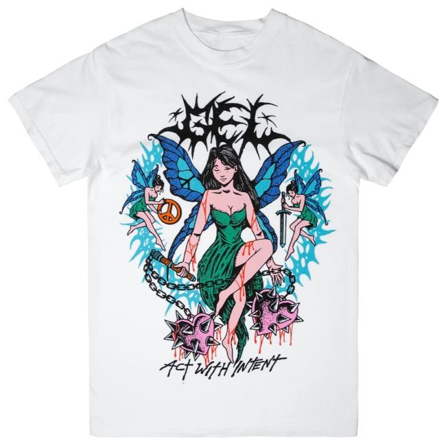 Official Gel Band Merch Store Fairy Act With Intent Shirt