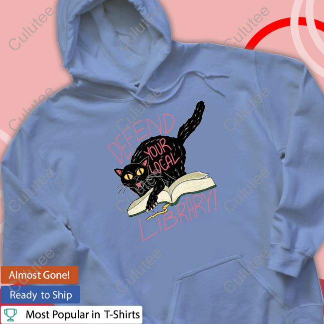 Bonfire Merch Defend Your Local Library T Shirt