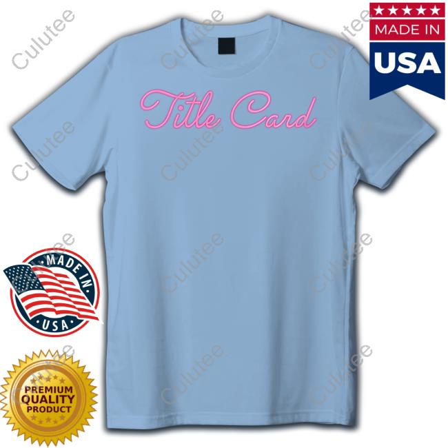 Official Rooster Teeth Store Title Card T Shirt