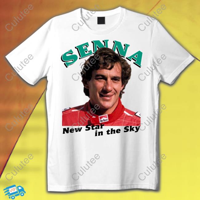 Official Lewis Hamilton Ayrton Senna New Star In The Sky Hoodie