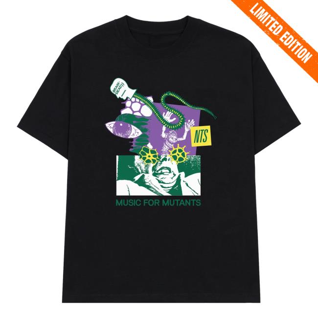 Official Nts Merch Brain Dead X Nts Mutant Music T Shirt