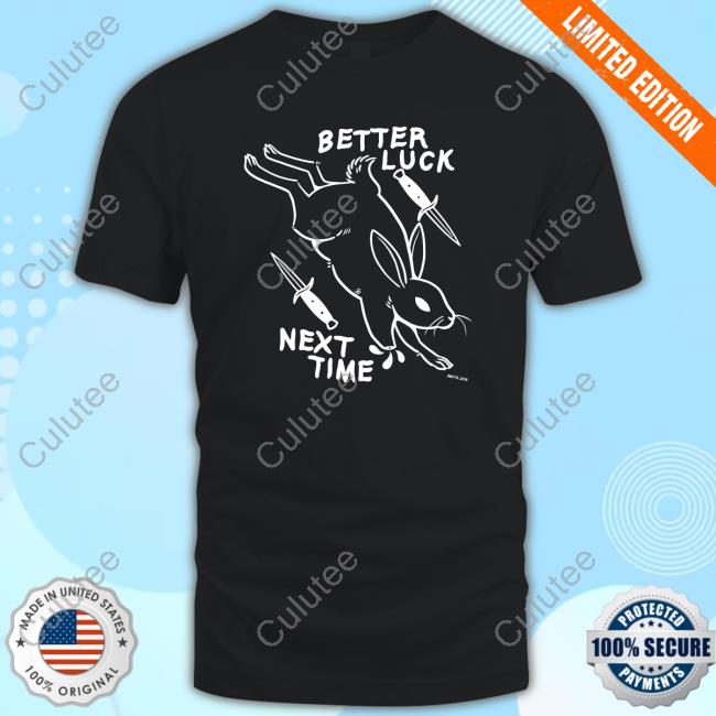 Rabbit Better Luck Next Time Rory Blank New Shirt