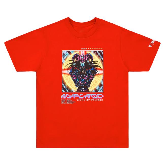 Official Hypland Clothing Merch Store Hypland Yugioh Dark Card Popover Shirt (Red)