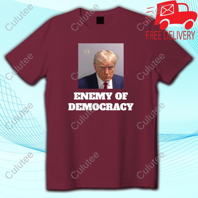 Enemy Of Democracy Trump's Mugshot Shirt
