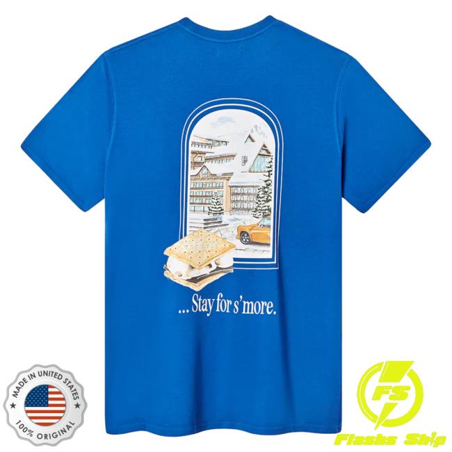 Official Daniel Ricciardo Merch Store Stay For S'more Long Sleeve Top Shirt Blue DanielRicciardo Shop